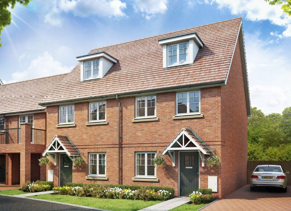 Golding Places Shared Ownership 3 beds Strood Templars Rise CGI