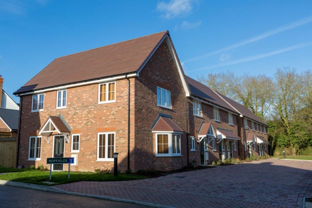 Golding Places Shared Ownership Family Home Sutton Valence Greensand Meadow External Side Shot